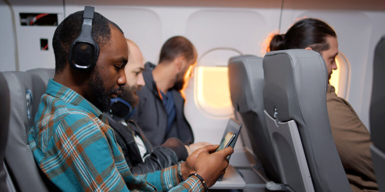 A man on a flight | Source: Shutterstock