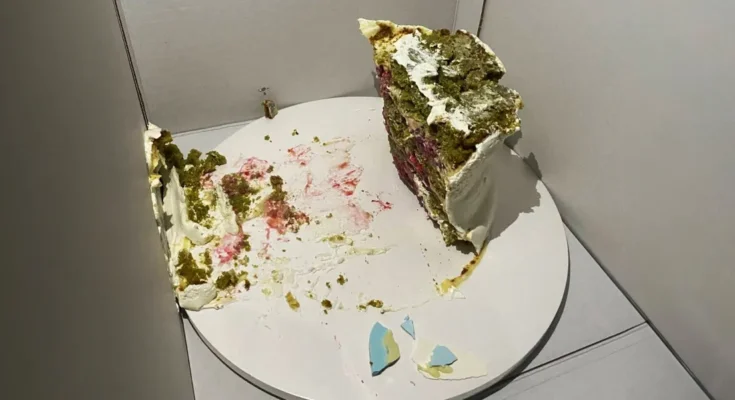 A half-eaten cake | Source: Amomama