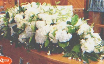 A coffin with flower on top of it | Source: Shutterstock