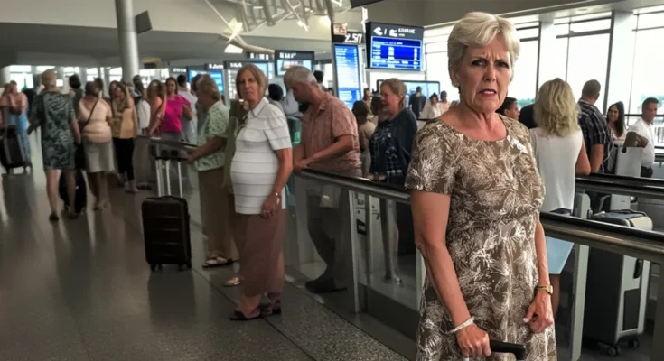 An older woman standing at the airport | Source: Amomama