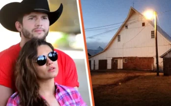 Ashton Kutcher & Mila Kunis | The couple's barn-styled LA home | Source: Getty Images | Instagram/aplusk