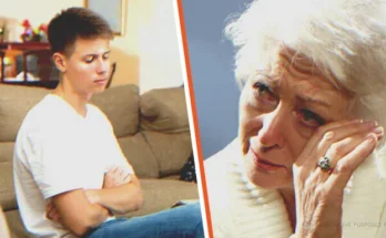 A teenage boy | An old woman. | Source: Shutterstock