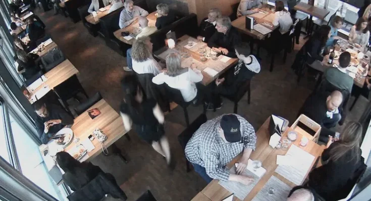 Restaurant view on a surveillance camera | Source: Shutterstock