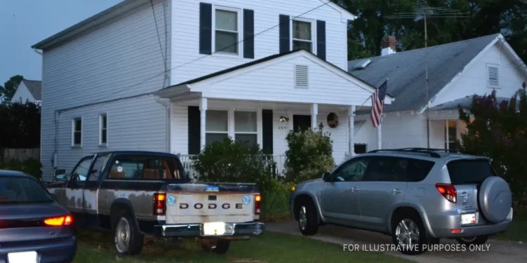 Cars parked outside a house. | Source: Flickr/Tobyotter (CC BY 2.0)