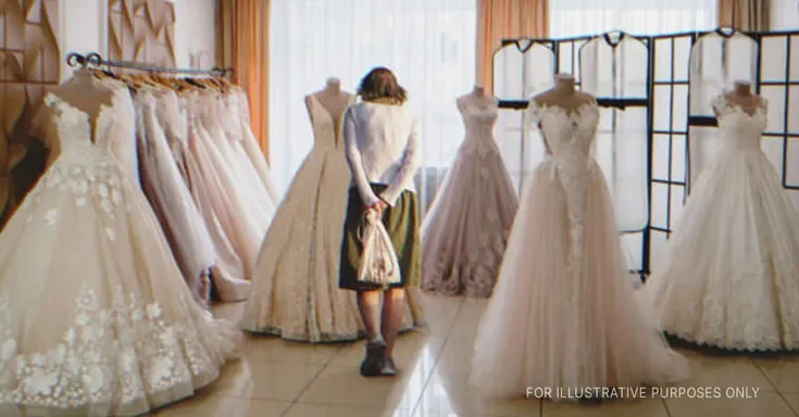 Woman in bridal store | Source: Shutterstock