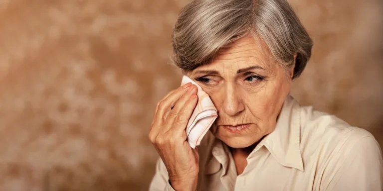 An upset woman crying | Source: Shutterstock