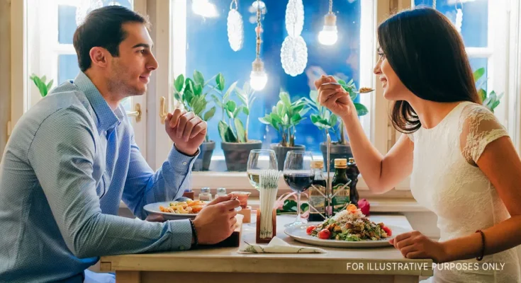 Man and woman having dinner | Source: Getty Images