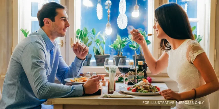 Man and woman having dinner | Source: Getty Images