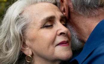 A happy elderly couple embracing | Source: Freepik