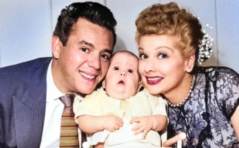 Desi Arnaz, Desi Arnaz Jr., and Lucille Ball, 1953 | Source: Getty Images