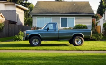 A truck on a lawn | Source: Amomama