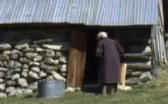 An old woman standing at a shed | Source: AmoMama