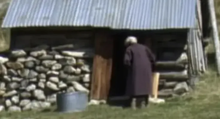 An old woman standing at a shed | Source: AmoMama