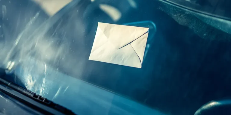 An envelope on a windshield | Source: Amomama