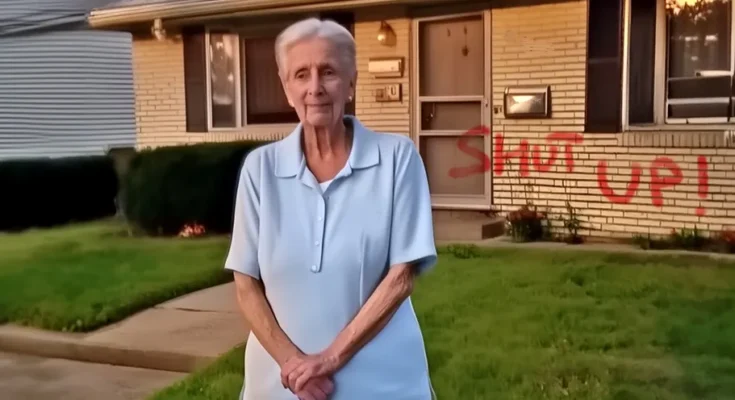 An older lady standing outside her house | Source: AmoMama