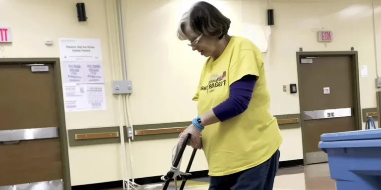 A janitor cleaning a room | Source: AmoMama