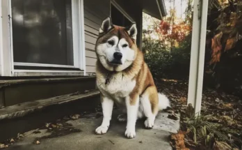 A dog sitting outside a house | Source: AmoMama