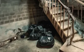 Three trash bags in a basement | Source: AmoMama