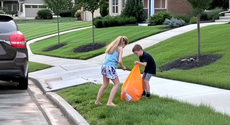 Kids holding a trash bag | Source: Amomama