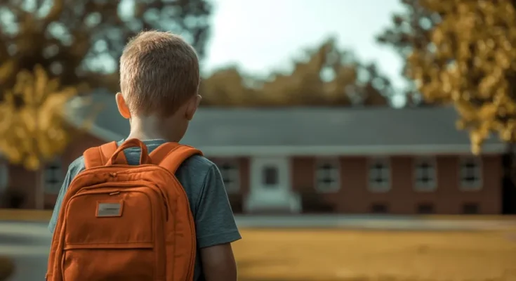 Boy with a backpack | Source: Amomama