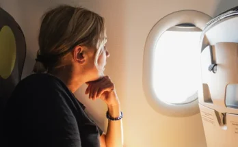 A woman sitting in an airplane | Source: Shutterstock