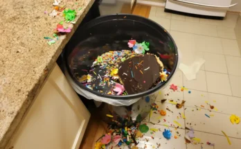 A birthday cake in a trash can | Source: AmoMama