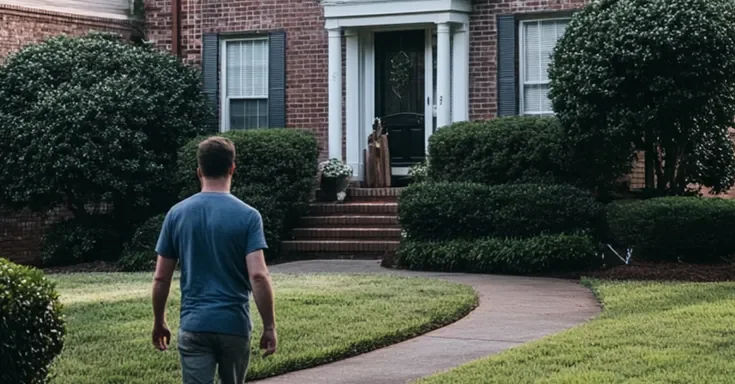 A man walking to his front door | Source: Amomama