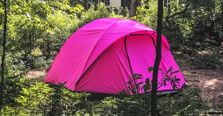 A hot pink tent | Source: Amomama