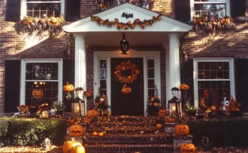 The house decorated for Halloween | Source: Midjourney