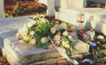 A grave covered in flowers | Source: Shutterstock