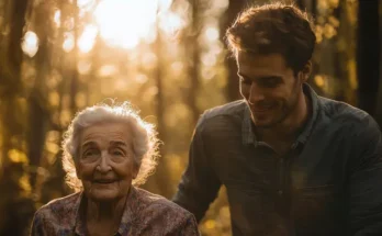 Grandmother with her grandson | Source: Midjourney