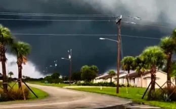 Tornado in South Florida, dated October 9, 2024 | Source: X/IMCFTraveller