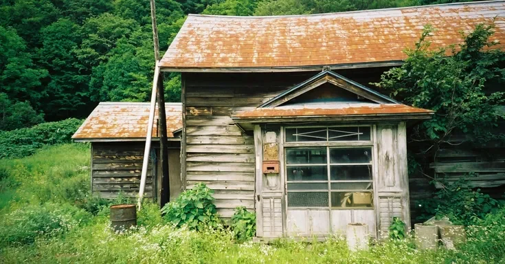 Part of a dilapidated old house | Source: Amomama