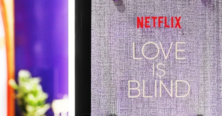 'Love Is Blind' logo, 2023 | Source: Getty Images