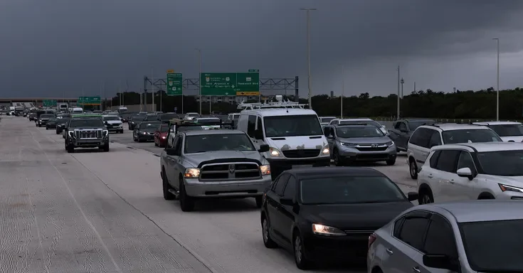 People evacuate ahead of Hurricane Milton's expected landfall | Source: Getty Images