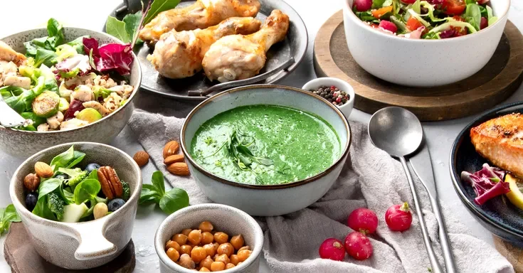 Table with healthy food | Source: Shutterstock