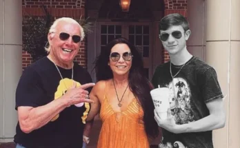 Ric Flair, Wendy Barlow, and Sebastian Kidder | Source: Instagram.com/sebastianonthemic