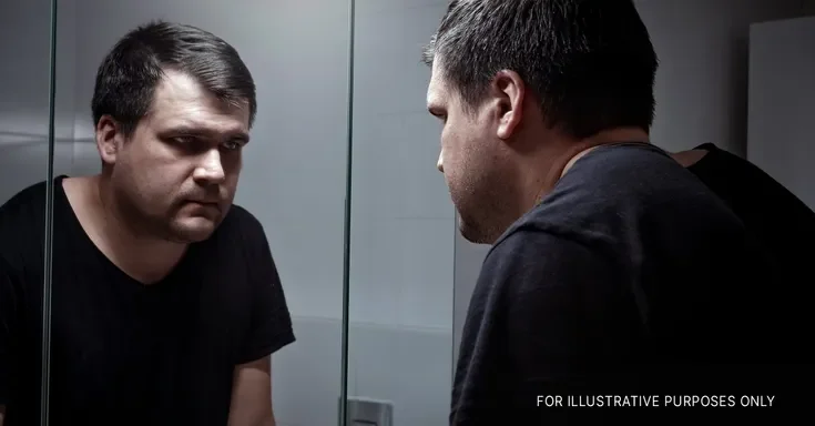 A man looking at himself in the mirror | Source: Shutterstock