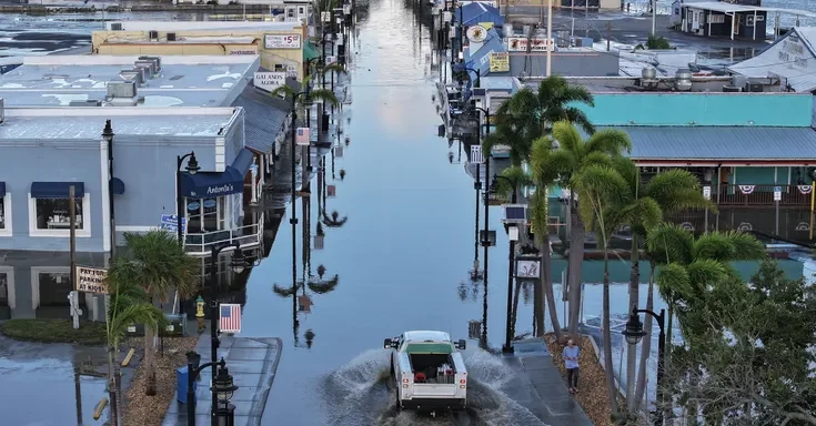 The impacts of Hurricane Helene in Florida. | Source: Getty Images