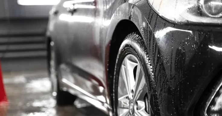 A car being washed | Source: Freepik