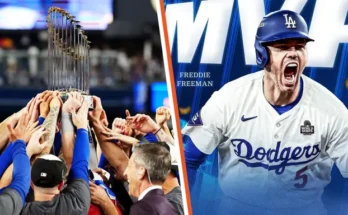 The Los Angeles Dodgers celebrating their win | Source: Instagram/dodgers/