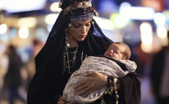 A fortune teller with her newborn baby | Source: Amomama