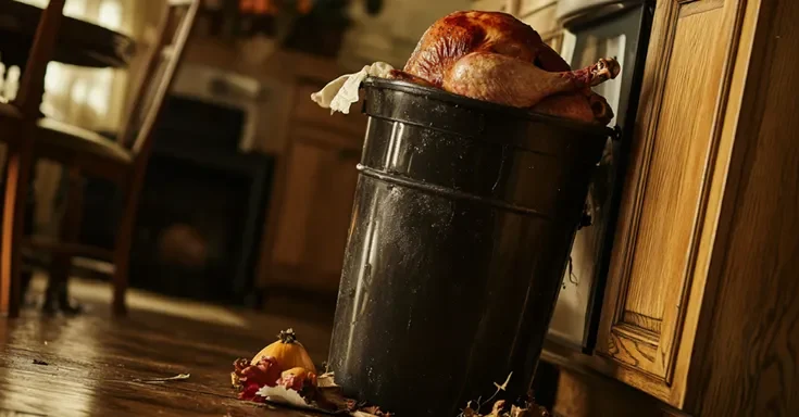 A turkey in the trashcan | Source: AmoMama