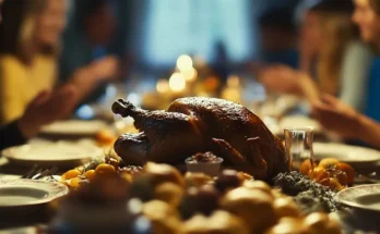 Thanksgiving table | Source: Midjourney