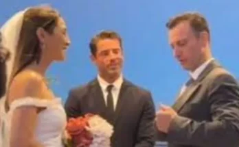 Man and Woman Getting Married at Altar | Source: Shutterstock