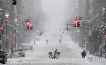 A snow covered street | Source: Getty Images