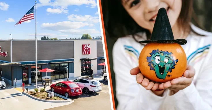 Vancouver Mall | A painted pumpkin for Halloween | Source: Instagram/shopvanmall/