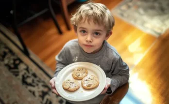 A boy with a plate of cookies | Source: Amomama