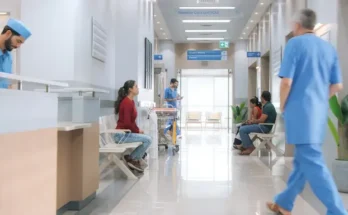 A woman sitting in a hospital | Source: Shutterstock