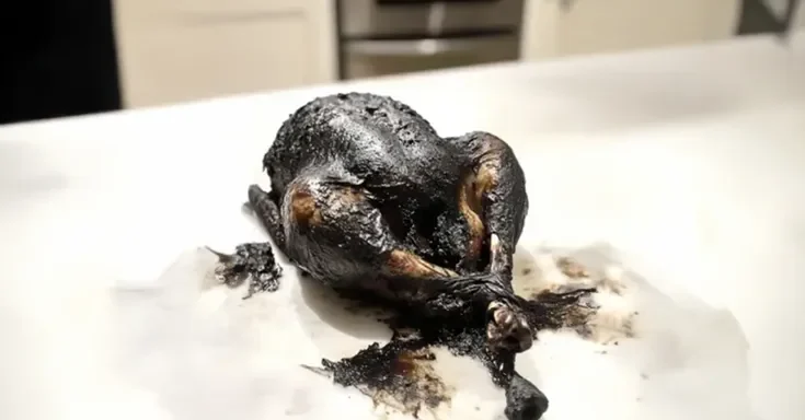 A burnt turkey on a table | Source: AmoMama